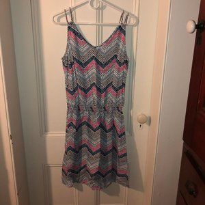 Light weight, casual patterned sun dress
